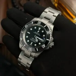 RLX - Submariner Date - Silver Black